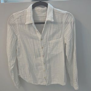CP shades cotton gauze button down